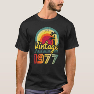 T-shirt Vintage 1977 45 ans Hommes et femmes 44e naissance
