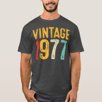Vintage 1977 45e anniversaire Décoration Hommes Fe