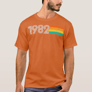 T-shirt Vintage 1982 39 Anniversaire Cadeau Retro