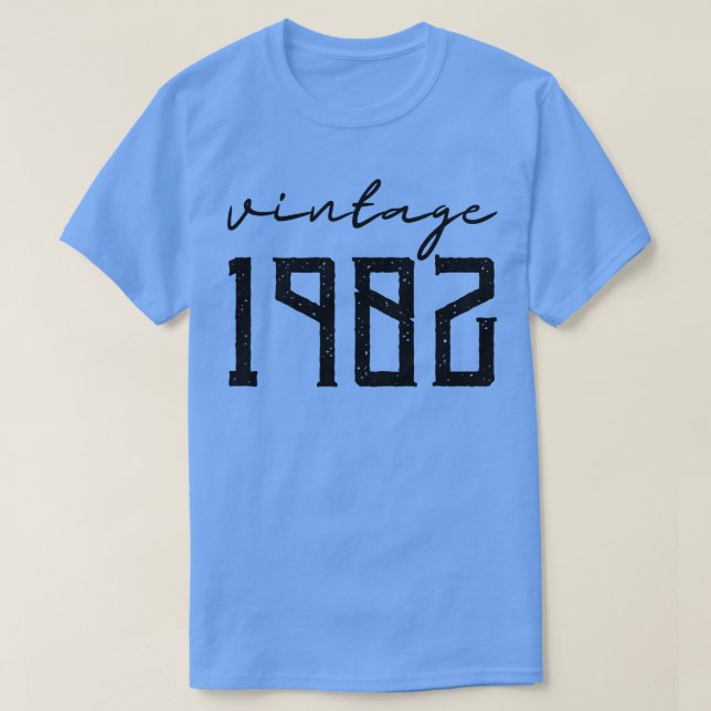 T-shirt Vintage 1982 9 (Design devant)