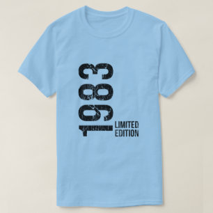 T-shirt Vintage 1983 - Femmes Hommes Humour Rétro 43e Anni