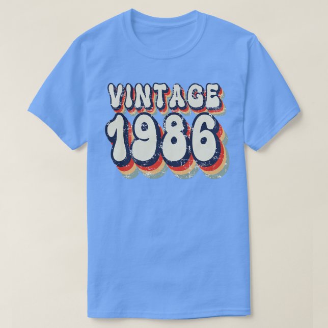 T-shirt Vintage 1986 (Design devant)