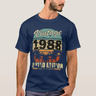 T-shirt Vintage 1988 drôle