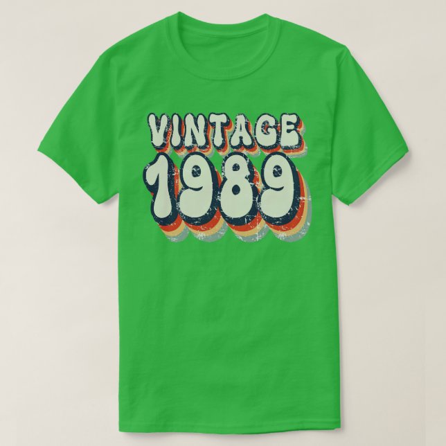 T-shirt Vintage 1989 2 (Design devant)