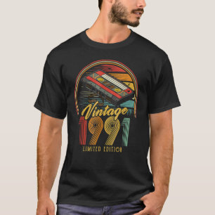 T-shirt Vintage 1991 Retro Cassette 1991 31e anniversaire