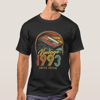 T-shirt Vintage 1993 Cassette rétro 1993 33e anniversaire