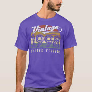 T-shirt Vintage 1998 Limited Edition 24 Ans 24e Bir