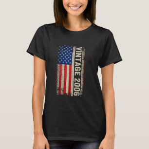T-shirt Vintage 19 Ans Né En 2006 19e Anniversaire Ame