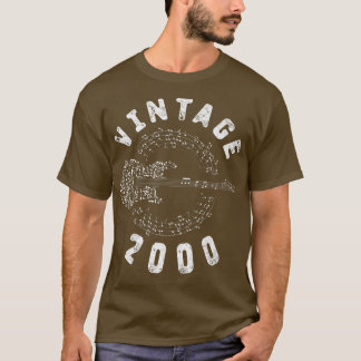 T-shirt Vintage 2000 Birthday Limited Edition Guitar