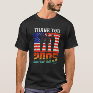 T-shirt Vintage 2005 Drapeau 17 ans American 17th Birt