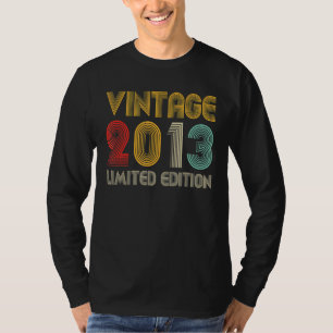 T-shirt Vintage 2013 9 Ans 9e Anniversaire