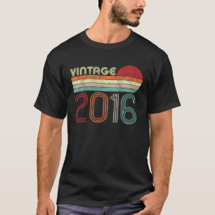 T-shirt Vintage 2016 Édition Limitée 6 Ans Cadeaux 6E