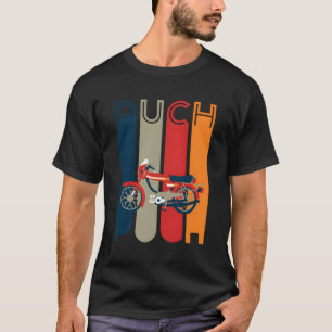 T-shirt Vintage 2 Stroke Puch Magnum Moped Cafe Racer