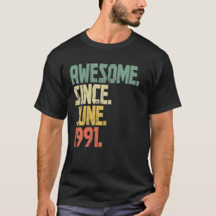 T-shirt Vintage 30 Ans Hommes Femmes Magnifique Depuis le