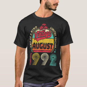 T-shirt Vintage 30ème anniversaire stupéfiant depuis août 