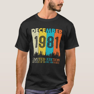 T-shirt Vintage 40E Anniversaire 40 Ans Être Impressionnan