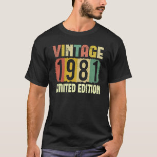 T-shirt Vintage 42 Décorations d'anniversaire Hommes 42e A