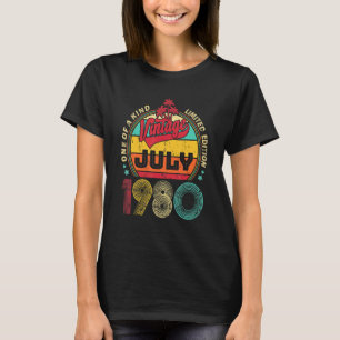T-shirt Vintage 42nd Birthday Awesome Since July 1980