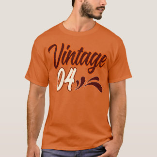 T-shirt Vintage 4 ans Anniversaire