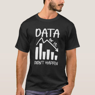 T-shirt Vintage Aba Therapist Analyst données ou il n'a pa
