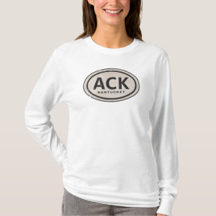 T-shirt Vintage ACK Nantucket MA Beach Tag Shirt