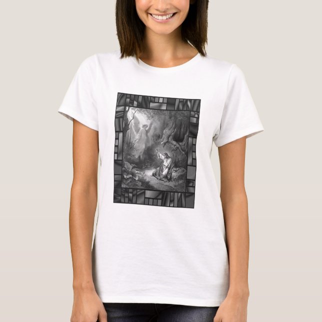 T-shirt Vintage Agonie Dans Le Jardin Art Religieux (Devant)