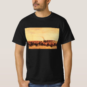 T-shirt Vintage-américaine occidentale, tenue par NH Trott