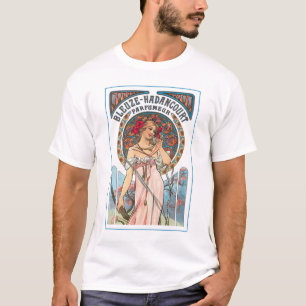 T-shirt vintage : Annonce de parfum de Mucha