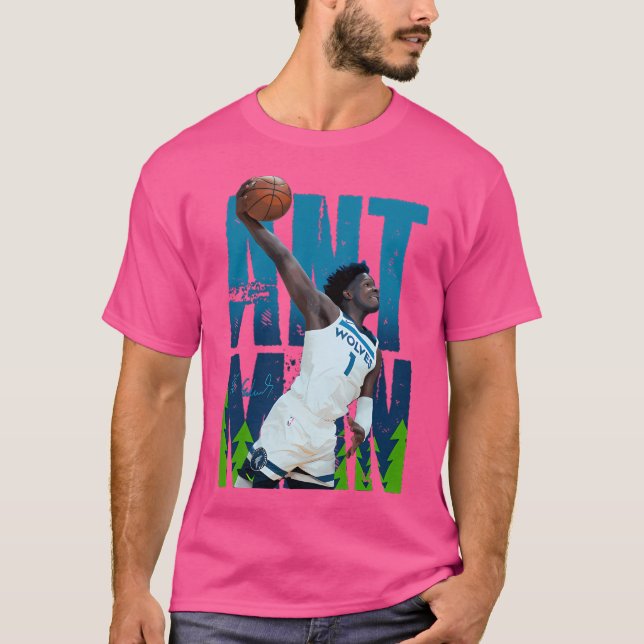 T-shirt Vintage Anthony Edwards Enfants (Devant)