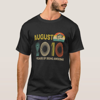 T-shirt Vintage Août 1963 58E Anniversaire 58 Ans Bei