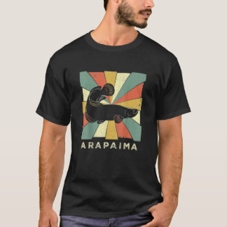 T-shirt Vintage Arapaima Fish Lover Retro Style Animal 