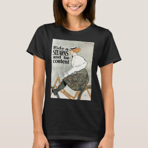T-shirt Vintage Art Nouveau, Roulez sur des vélos Sterns B