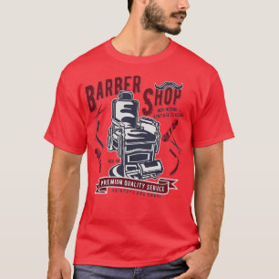 T-shirt Vintage Barber Shop Retro Couper le cadeau de rasa