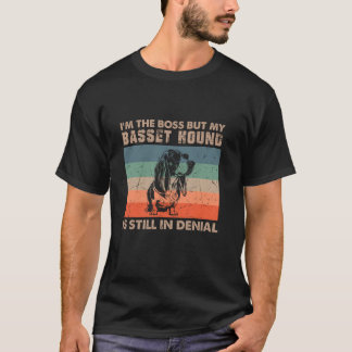 T-shirt Vintage Basset Hound Entraînement Chien Amusant Ch
