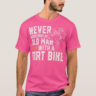 T-shirt Vintage Biker Never Underestimate