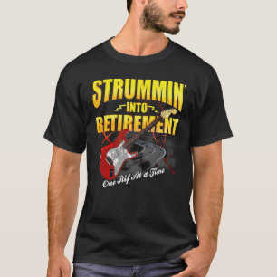 T-shirt Vintage Black Rock Guitare