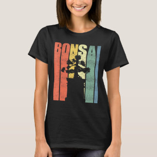 T-shirt Vintage Bonsai Tree japonais Plante jardiner Boudd