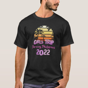 T-shirt Vintage Boracay Philippines All Girls Trip 2022 Sp