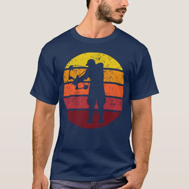 T-shirt Vintage Bowfishing friends (Devant)
