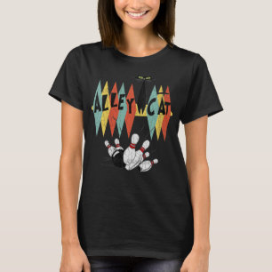 T-shirt Vintage Bowler Alley Cat