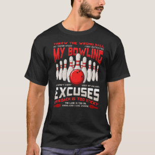 T-shirt Vintage Bowling Team Bowler Bowling Boys Girls