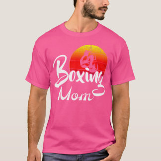 T-shirt Vintage Boxer Maman Retro Sunset Funny Boxer Cadea