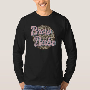 T-shirt Vintage Brow Babe Eyebrow Brow Tech Brow Artiste B