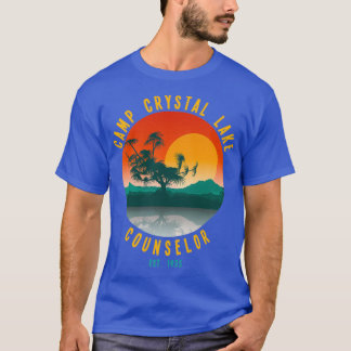 T-shirt Vintage Camp Crystal Lake Counselor