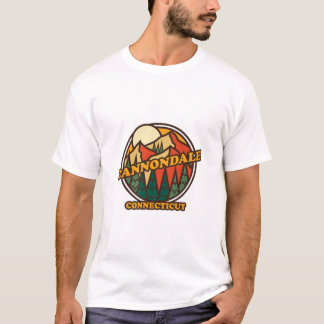 T-shirt Vintage Cannondale Connecticut Mountain Randonnée