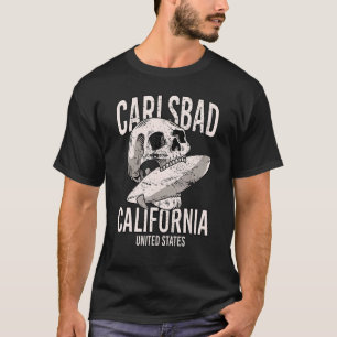 T-shirt Vintage Carlsbad Beach Californie Ca Retro Surfer