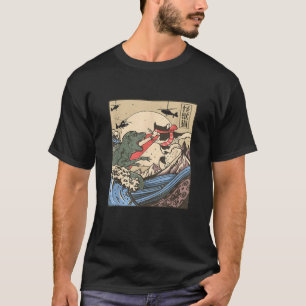 T-shirt Vintage Catzilla Funny Kitten Location de chats Ré