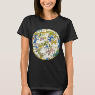 T-shirt Vintage céleste, sphère arabe, constellations