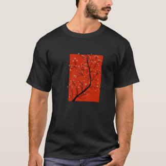 T-shirt Vintage cerisier en fleurs japonais
