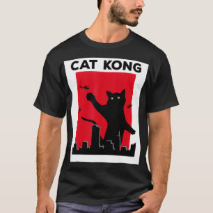 T-shirt Vintage Chat Kong Style japonais Kitten Lover